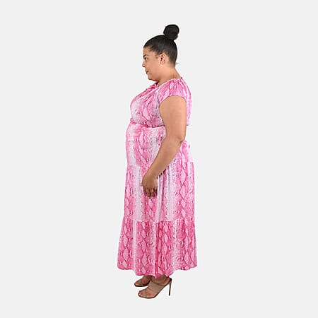 Pink Tropical Print - Product card gallery slide 3 (10178556526905)