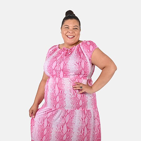 Pink Tropical Print - Product card gallery slide 4 (10178556526905)
