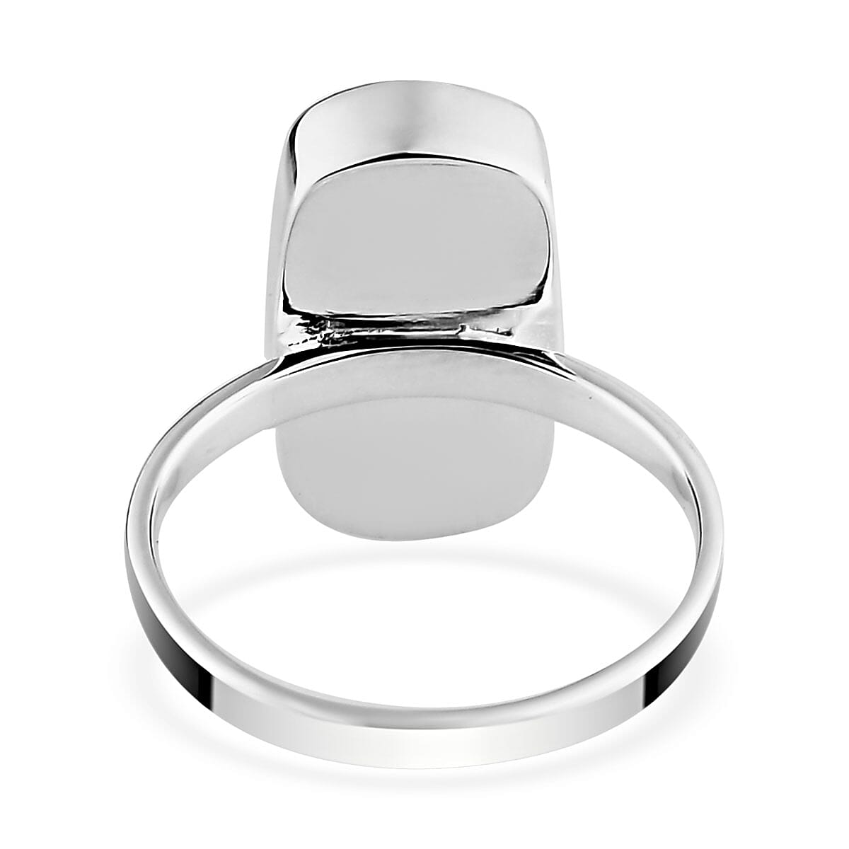 Artisan Crafted Fire Opal Chips Elongated Ring in Sterling Silver (Size 7.0) 5.00 ctw