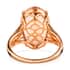 Certified and Appraised Iliana 18K Rose Gold AAA Marropino Morganite and G-H SI Diamond Ring (Size 10.0) 6.40 Grams 12.40 ctw image number 4