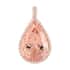 One Of A Kind Certified Iliana 18K Rose Gold AAA Marropino Morganite and G-H SI Diamond Drop Pendant 4.40 Grams 27.15 ctw image number 0