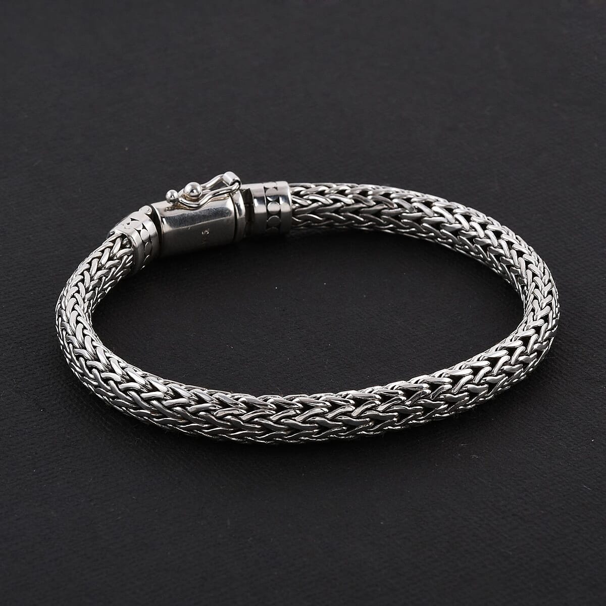 Bali Legacy Sterling Silver Tulang Naga Chain Bracelet (6.75 In) 35.75 Grams image number 1