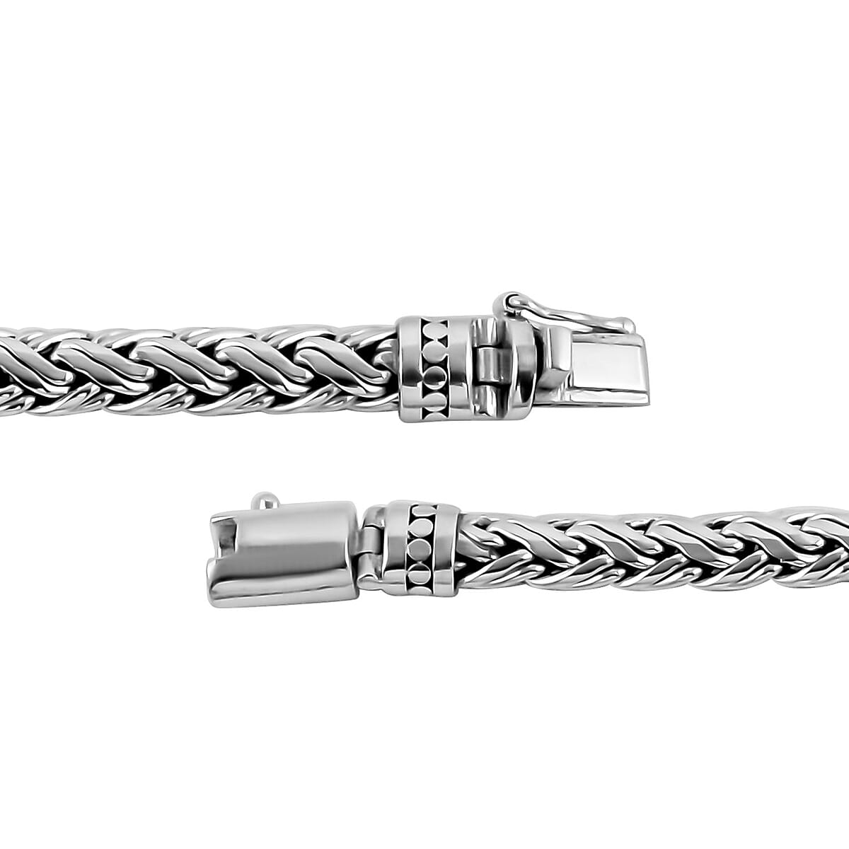 BALI LEGACY Sterling Silver Braided Bracelet (7.50 In) 41.60 Grams image number 3