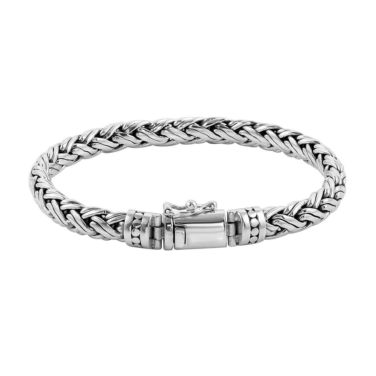Bali Legacy Sterling Silver Braided Bracelet (8.00 In) 44.20 Grams image number 2