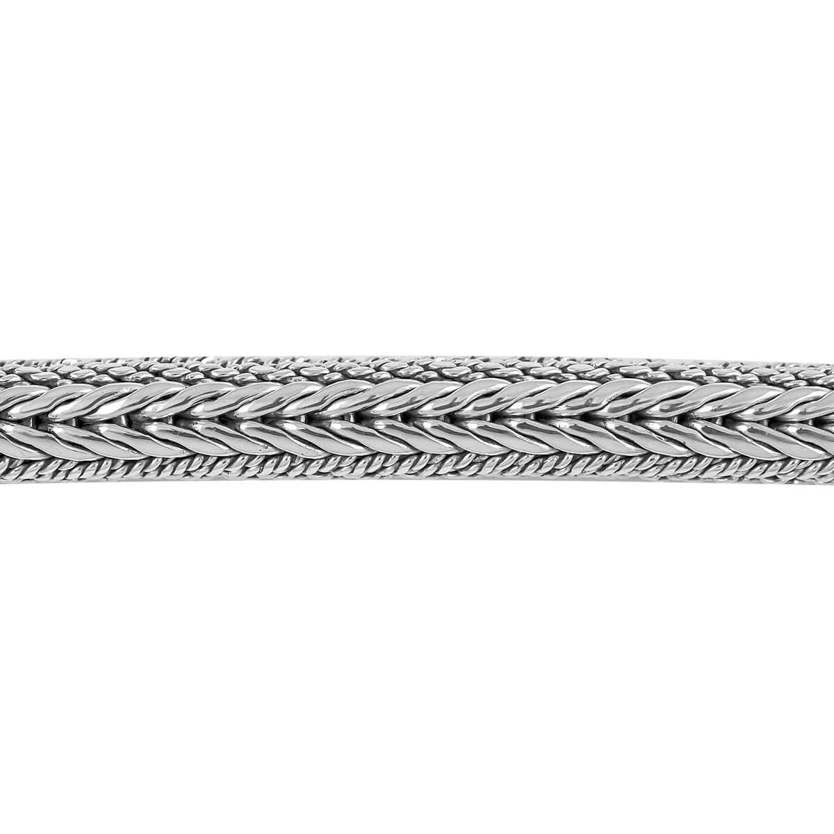 BALI LEGACY Sterling Silver 8mm Tulang Naga Bracelet (6.75 In) 45.50 Grams image number 3
