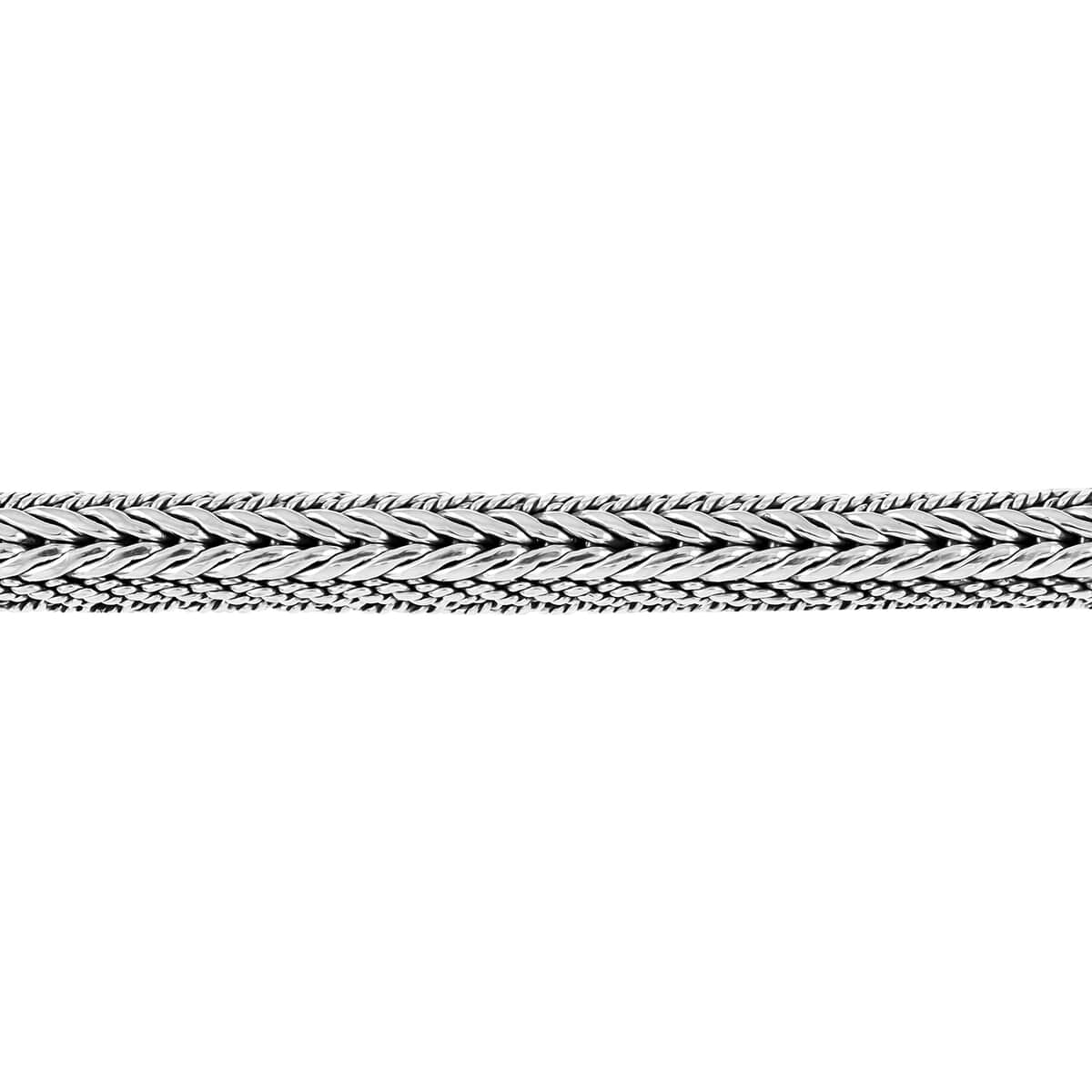 Bali Legacy Sterling Silver 8mm Tulang Naga Bracelet (7.50 In) 49.20 Grams image number 2