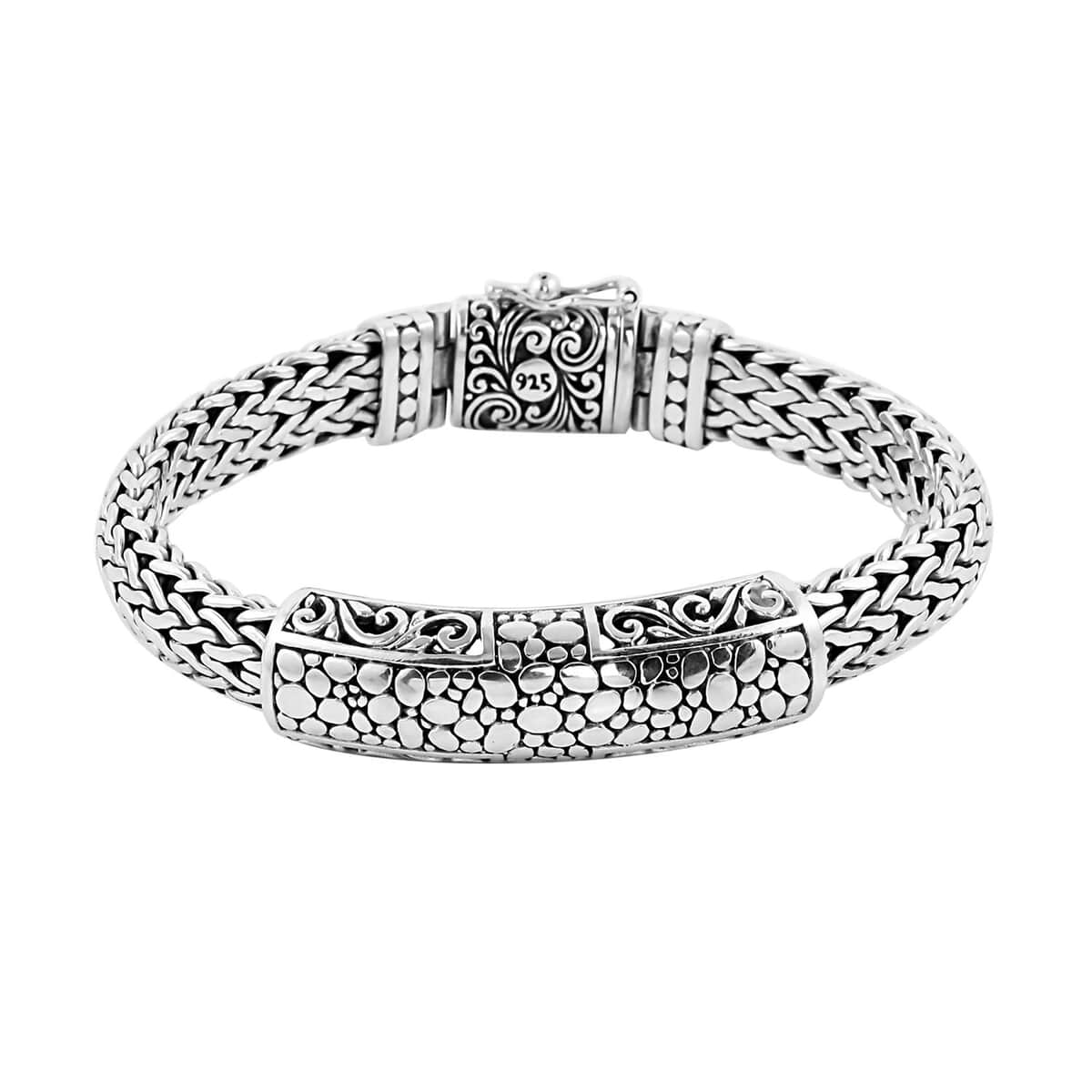 https://www.shoplc.com/bali-legacy-sterling-silver-tulang-naga-bracelet-6.75-in-58.85-grams/p/8919199.html image number 0