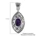 Bali Legacy Amethyst Pendant in Sterling Silver 1.20 ctw image number 4