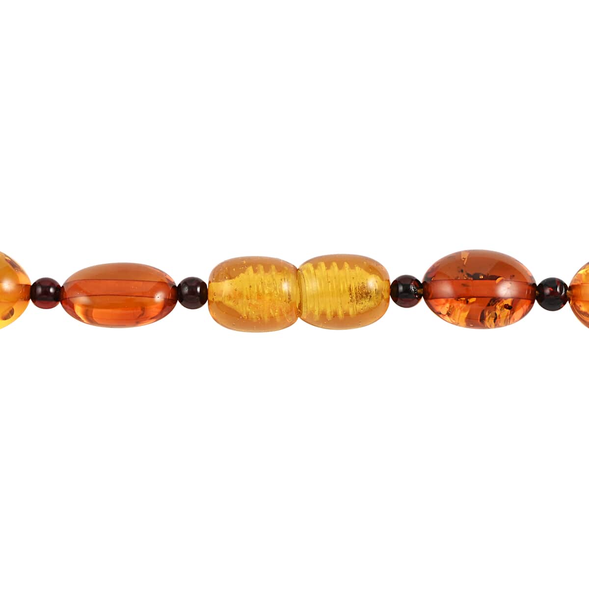 Baltic Amber Beaded Necklace 24 Inches image number 3