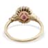 LUXORO 10K Yellow Gold AAA Morro Redondo Pink Tourmaline and Diamond Ring (Size 8.0) 1.48 ctw image number 4