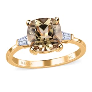 Iliana AAA Turkizite and G-H SI Diamond 2.65 ctw Ring in 18K Yellow Gold (Size 10.0)