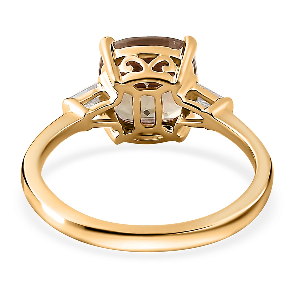 Iliana 18K Yellow Gold AAA Turkizite and G-H SI Diamond Ring 2.65 ctw