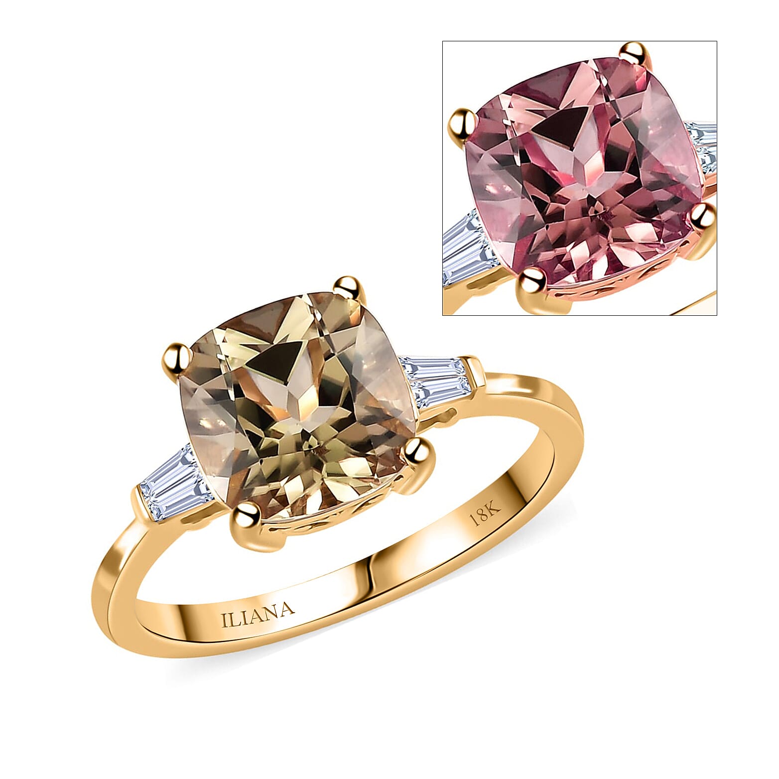 Buy Iliana AAA Turkizite and G-H SI Diamond 2.65 ctw Ring in