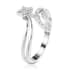 Diamond G-H I1 Star Ring in Sterling Silver (Size 7.0) 0.20 ctw image number 3