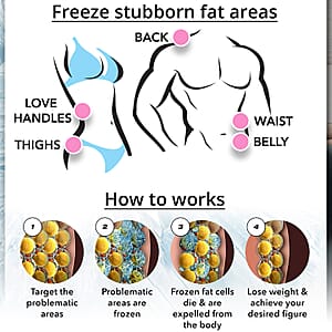 CRYO-FREEZE at Home Full Body Fat Freezing System, Slimming Belt, Weight Loss Belt, Waist Trimmer Tummy Belt, Slimming Machine