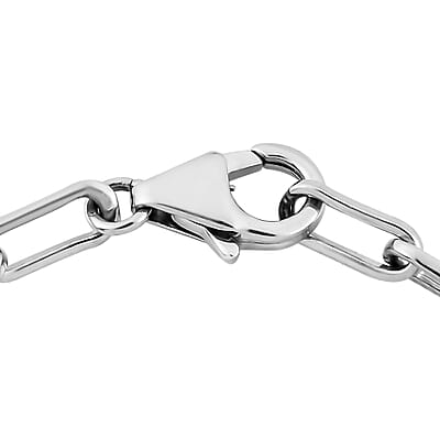 Ceylon Imperial Garnet and Brown Zircon Station Bracelet in Platinum Over Sterling Silver (6.50 In) 3.85 ctw