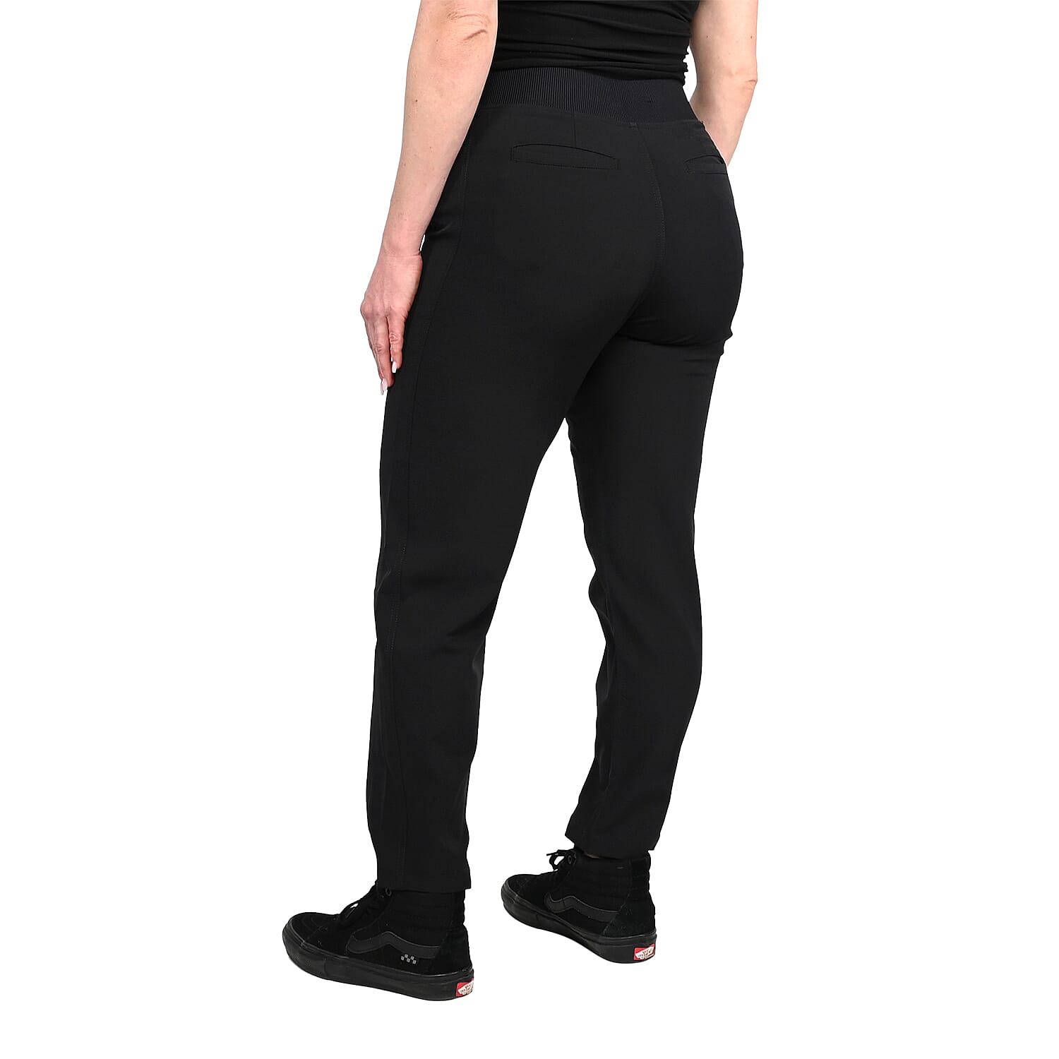 Weather Proof Black Athletic Jogger Capri - XS