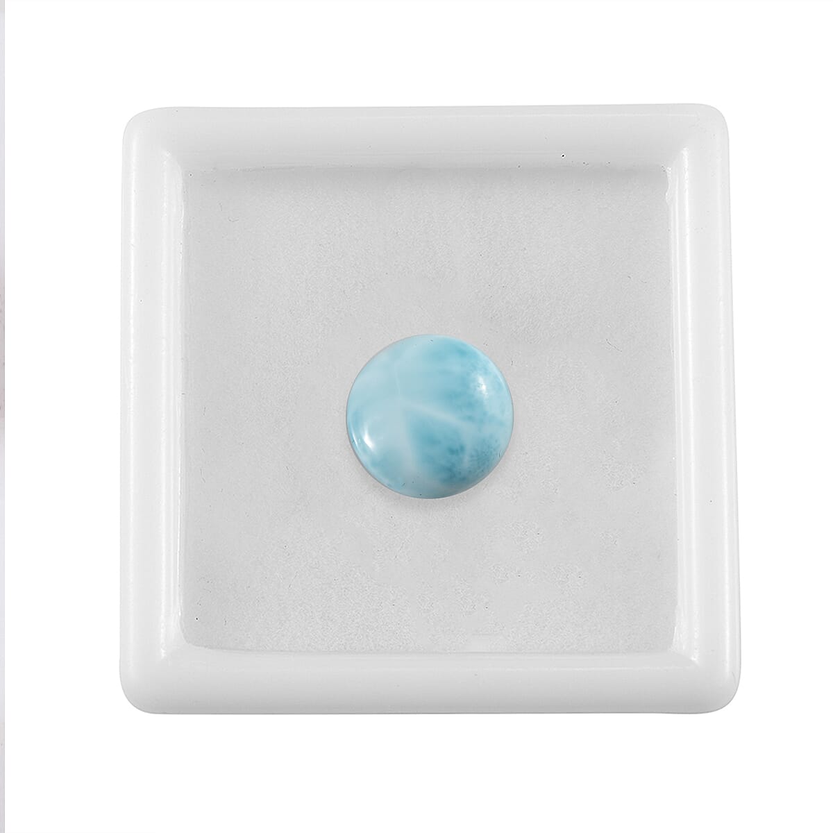 Larimar (Rnd 11 mm) 4.68 ctw Loose Gemstone