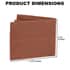 Union Code Tan Genuine Leather RFID Protected Slim Minimalist Bi-Fold Men's Wallet image number 3