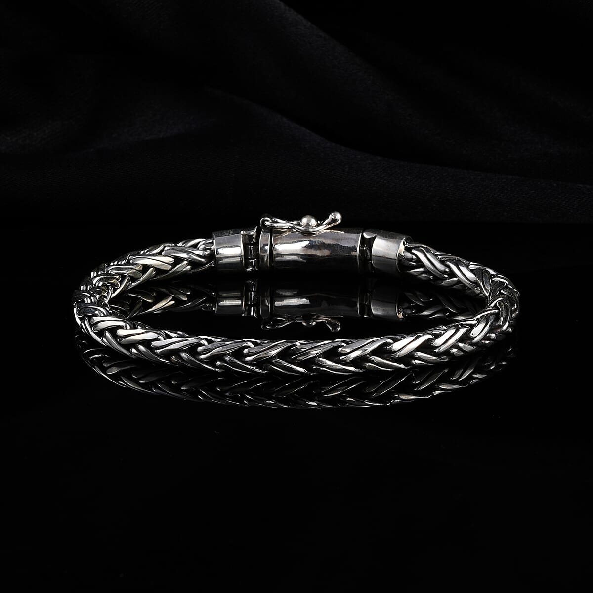 Bali Legacy Sterling Silver Padian Chain Bracelet (7.50 In) 50 Grams image number 1