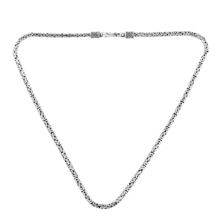 Turner Lock Necklace in Sterling Silver