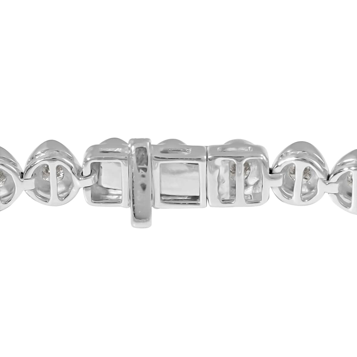 One Of A Kind NY Closeout 14K White Gold Diamond Tennis Bracelet (7.00 In) 13.15 Grams 5.00 ctw image number 3