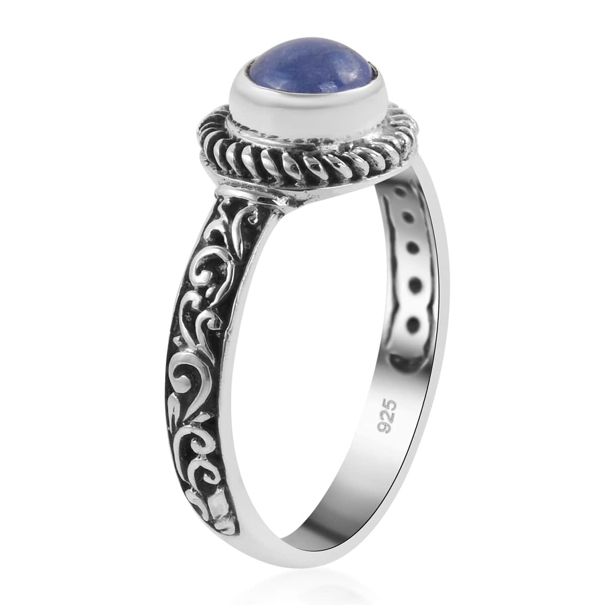 BALI LEGACY Tanzanite Solitaire Ring in Sterling Silver 1.25 ctw image number 3