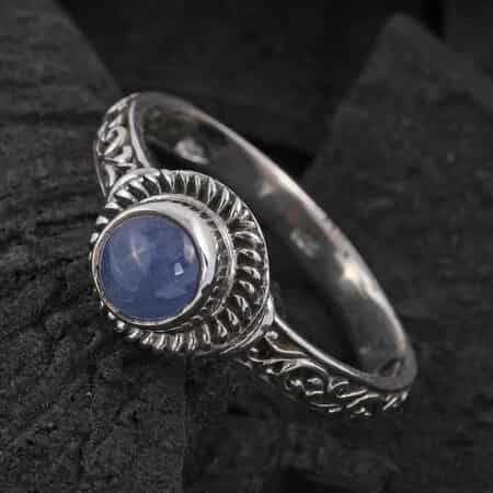 BALI LEGACY Tanzanite Solitaire Ring in Sterling Silver (Size 7.0) 1.25 ctw image number 1
