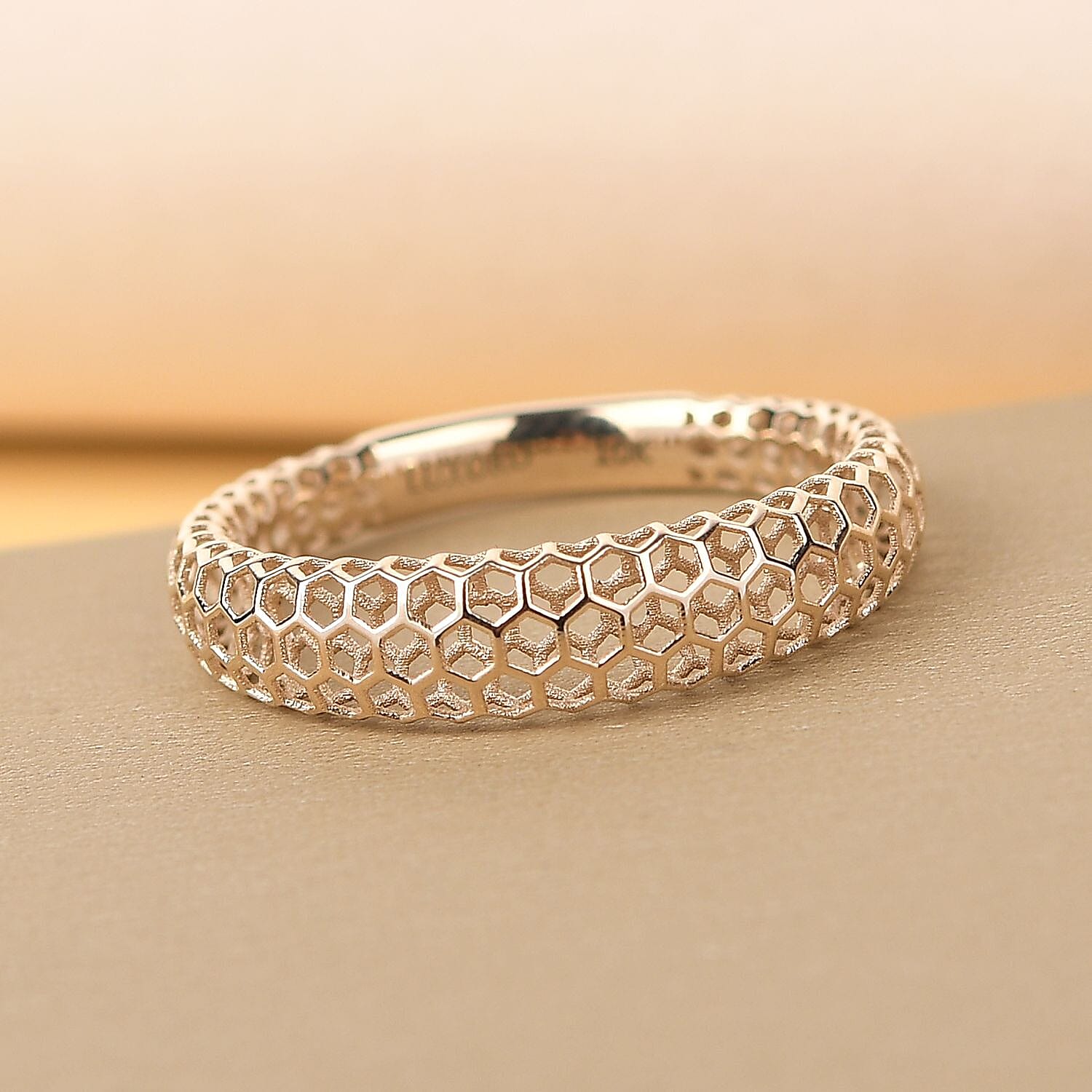 Mirage Collection Luxoro 10K Yellow Gold Band Ring (Size 8.0)