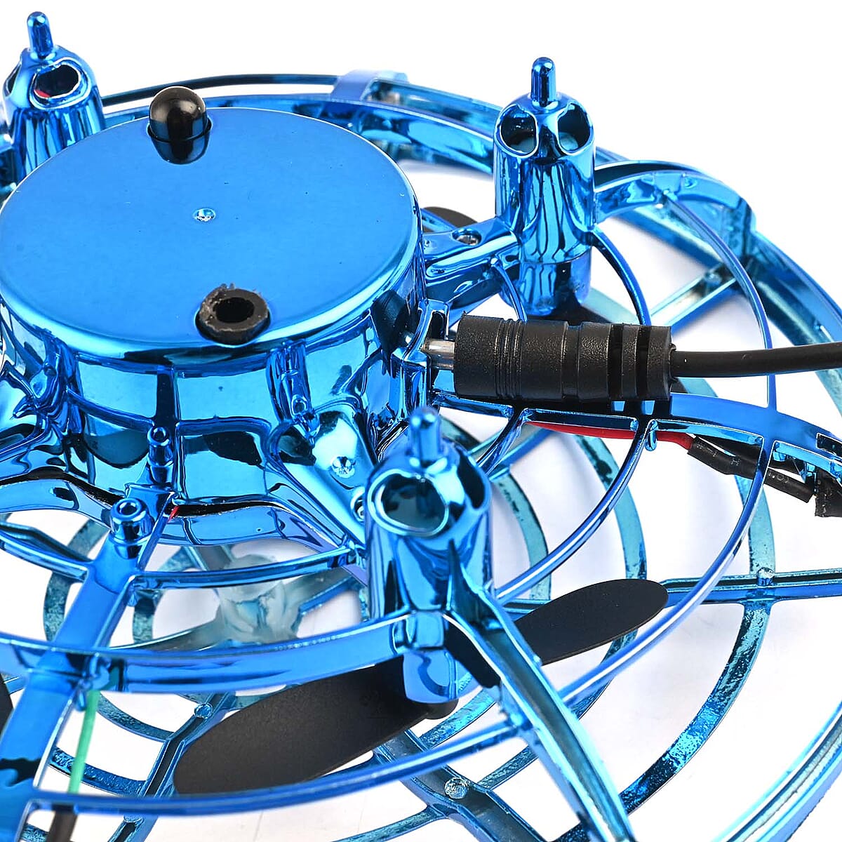 ALIEN POWER Hand Operated Mini UFO Drone - Blue image number 6