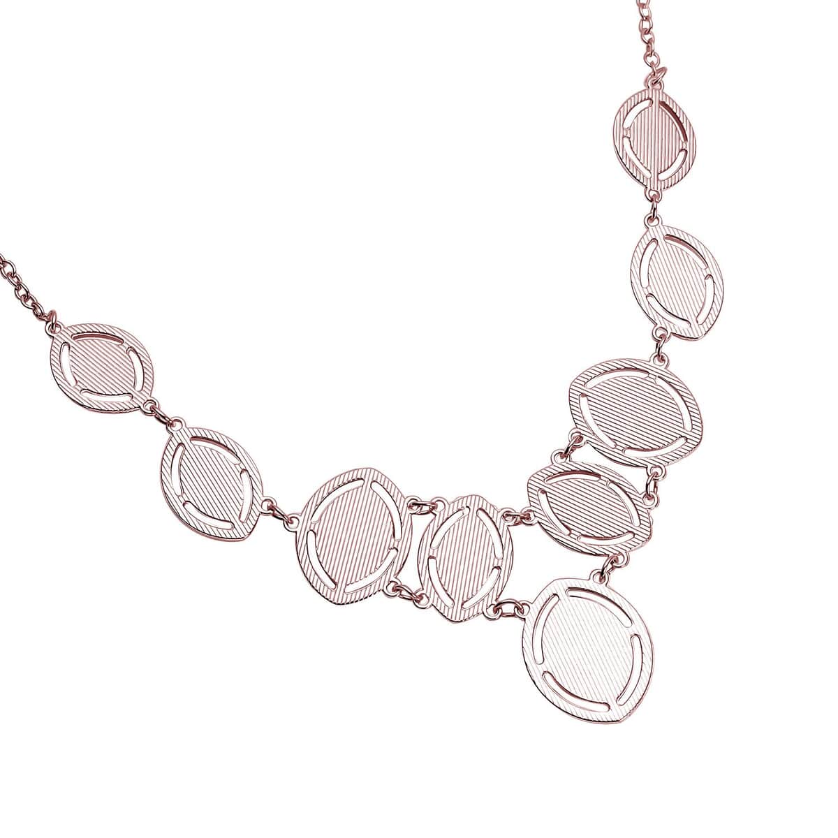 Galilea Rose Quartz Necklace 18-20 Inches in Rosetone 125.00 ctw image number 4
