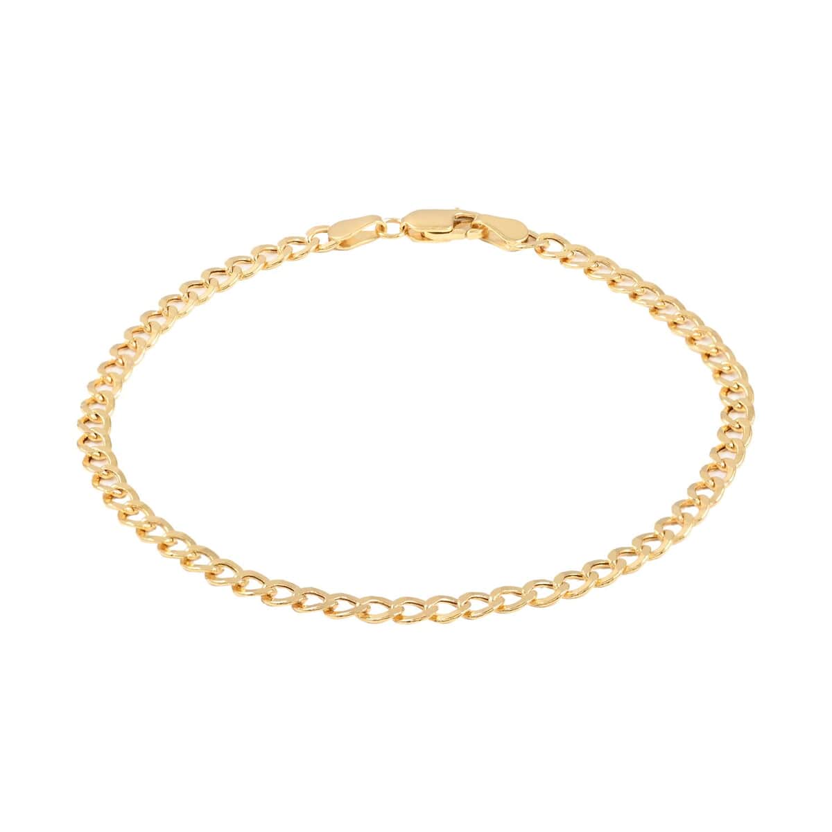 California Closeout Deal 10K Yellow Gold 3.5mm Cuban Bracelet (8.00 In) 2.1 Grams image number 0