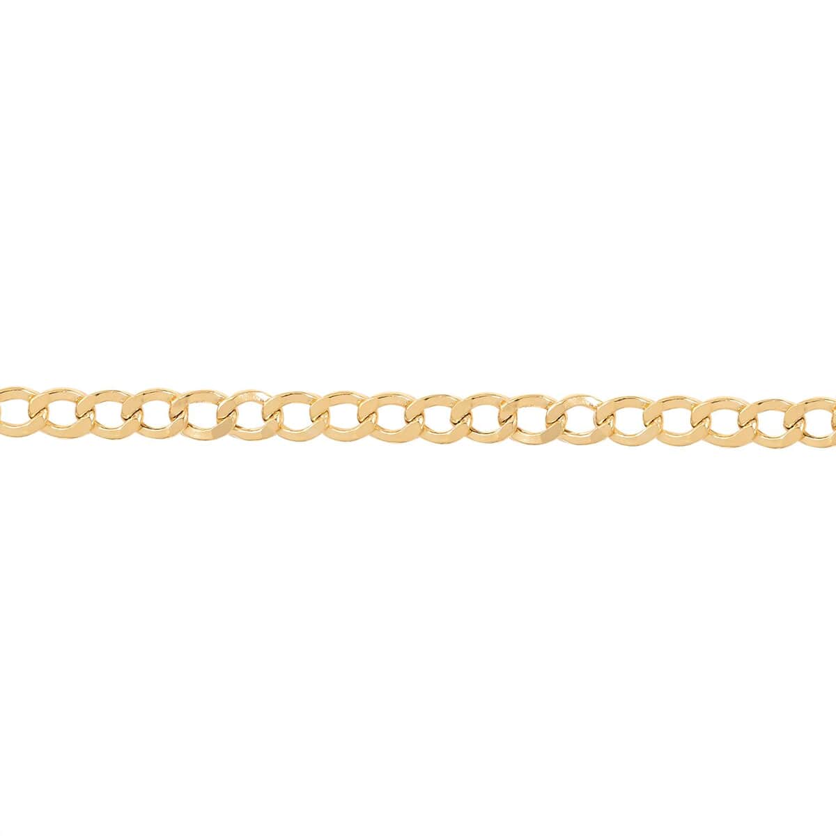 California Closeout Deal 10K Yellow Gold 3.5mm Cuban Bracelet (8.00 In) 2.1 Grams image number 2