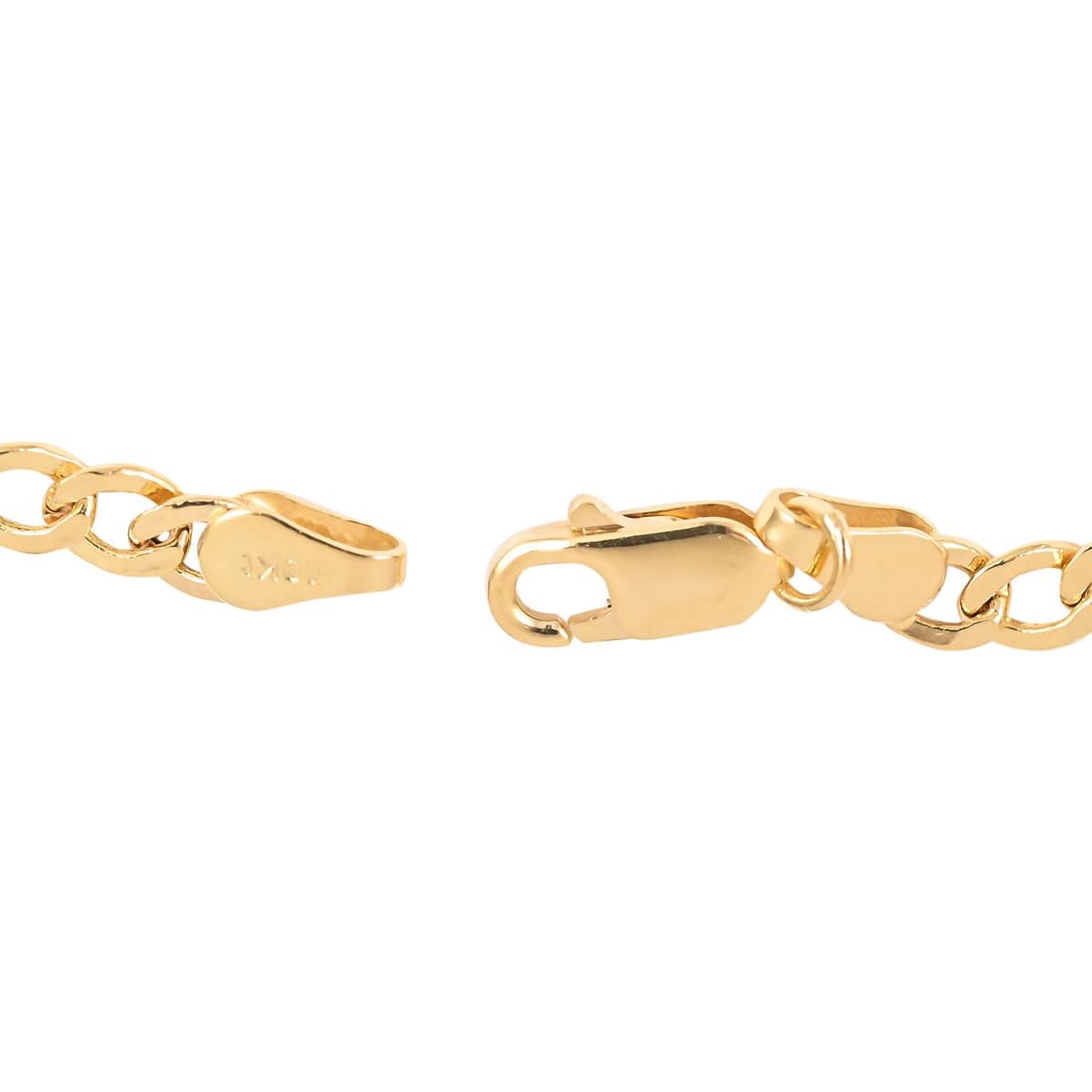 California Closeout Deal 10K Yellow Gold 3.5mm Cuban Bracelet (8.00 In) 2.1 Grams image number 3