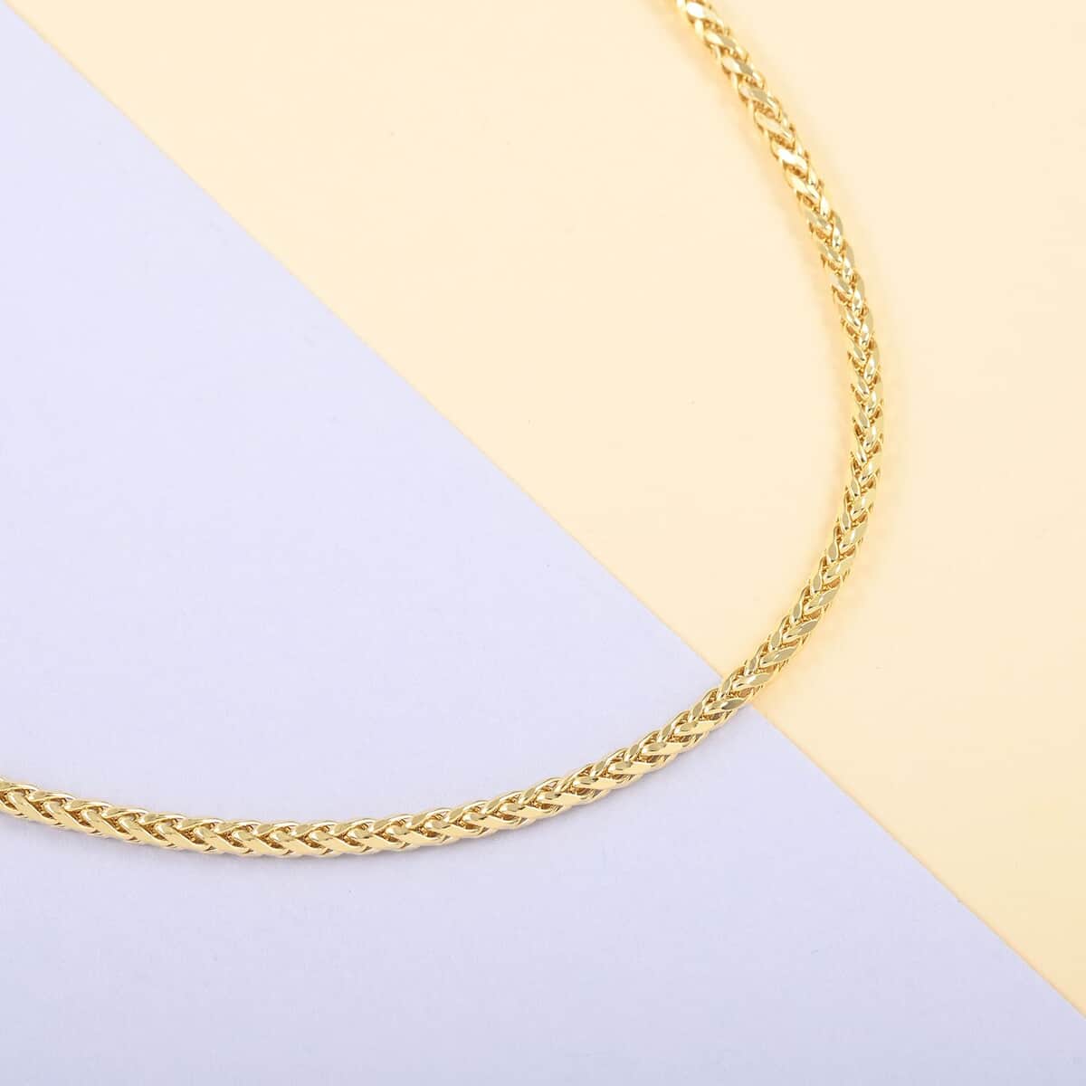California Closeout Deal 10K Yellow Gold 3mm Palma Necklace 24 Inches) 10.2 Grams image number 1
