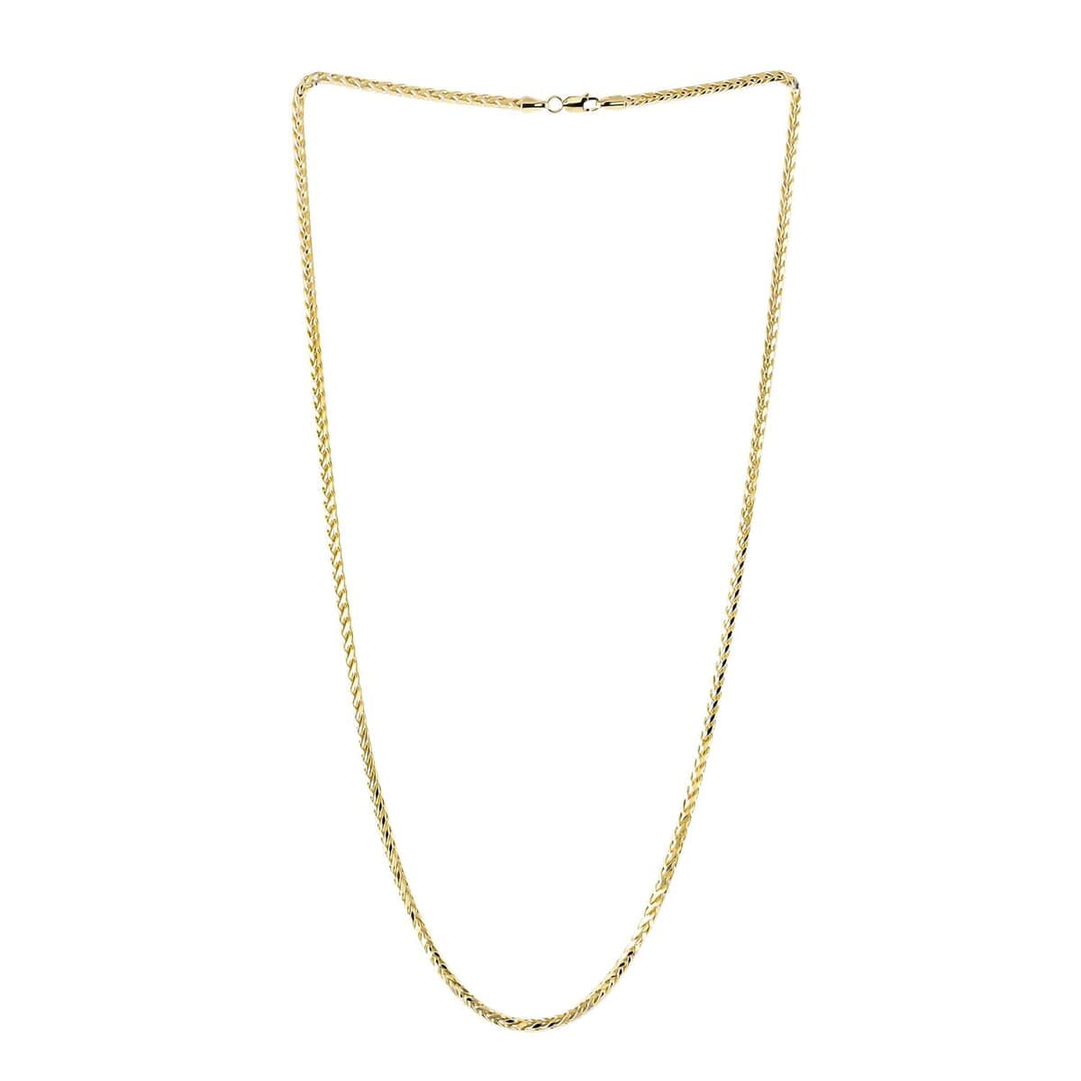 California Closeout Deal 10K Yellow Gold 3mm Palma Necklace 24 Inches) 10.2 Grams image number 3