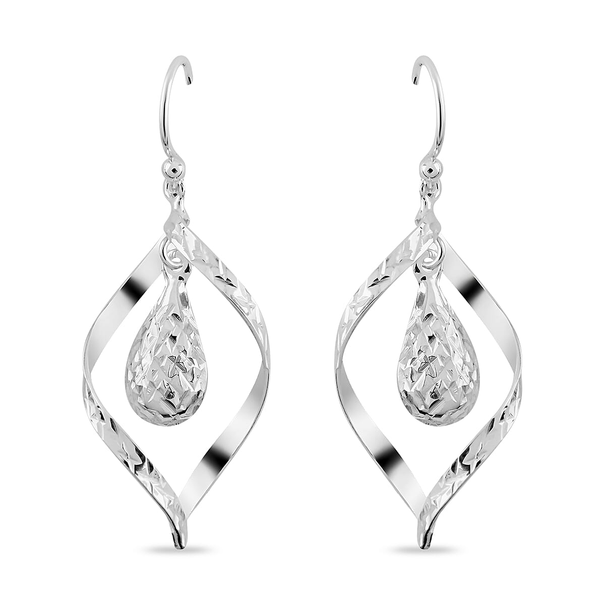 Sterling Silver Dangle Earrings 2.70 Grams