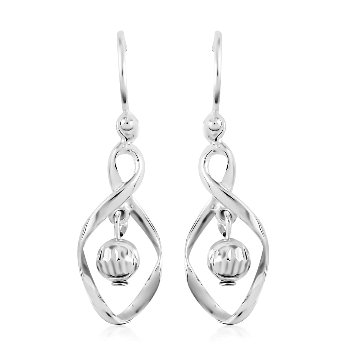 Sterling Silver Dangle Earrings 1.95 Grams image number 0