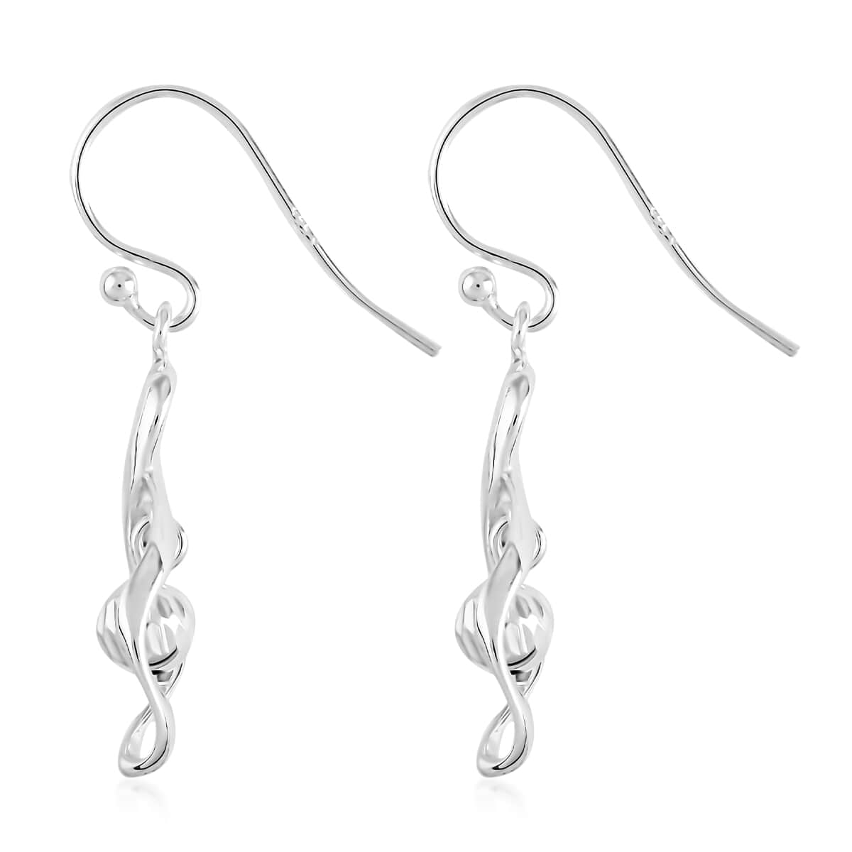 Sterling Silver Dangle Earrings 1.95 Grams image number 3