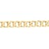 ITALIAN 10K Yellow Gold 6.34mm Squared Cuban Link Bracelet (8.25 In) 6.20 Grams image number 2