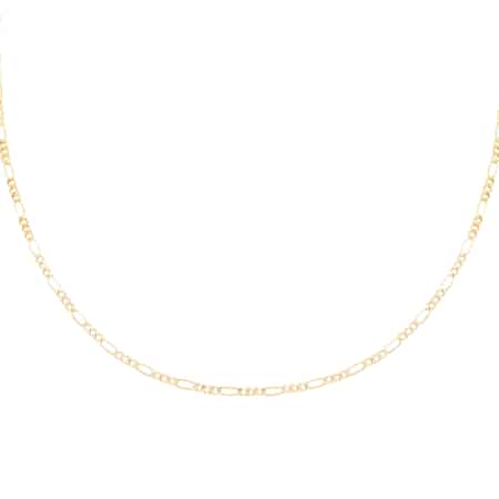 Jessica’s Exclusive Pick ITALIAN 10K Yellow Gold 1.83mm Piccola Figaro Chain Necklace 18 Inches image number 0