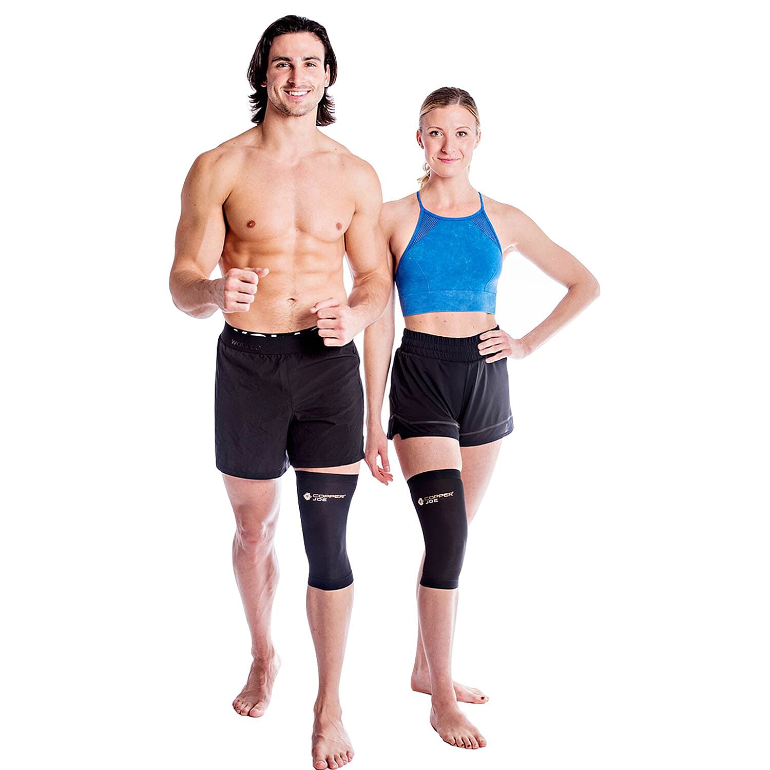Copper Joe- Knee Compression Sleeve - (Small) Knee Support Sleeve | Best Knee Compression Sleeve