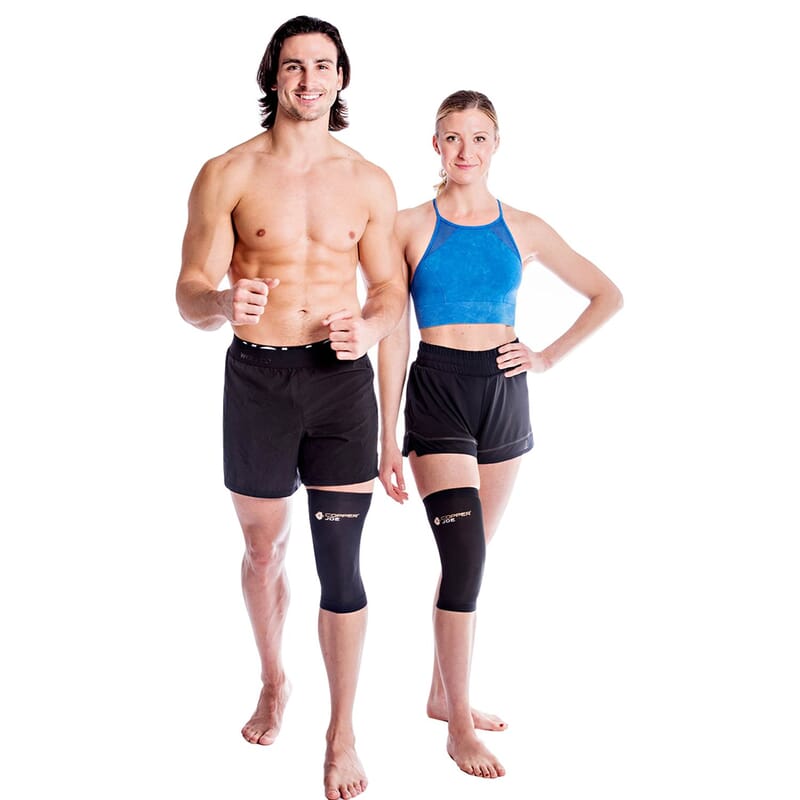 Copper Joe- Knee Compression Sleeve - (Small) Knee Support Sleeve | Best Knee Compression Sleeve