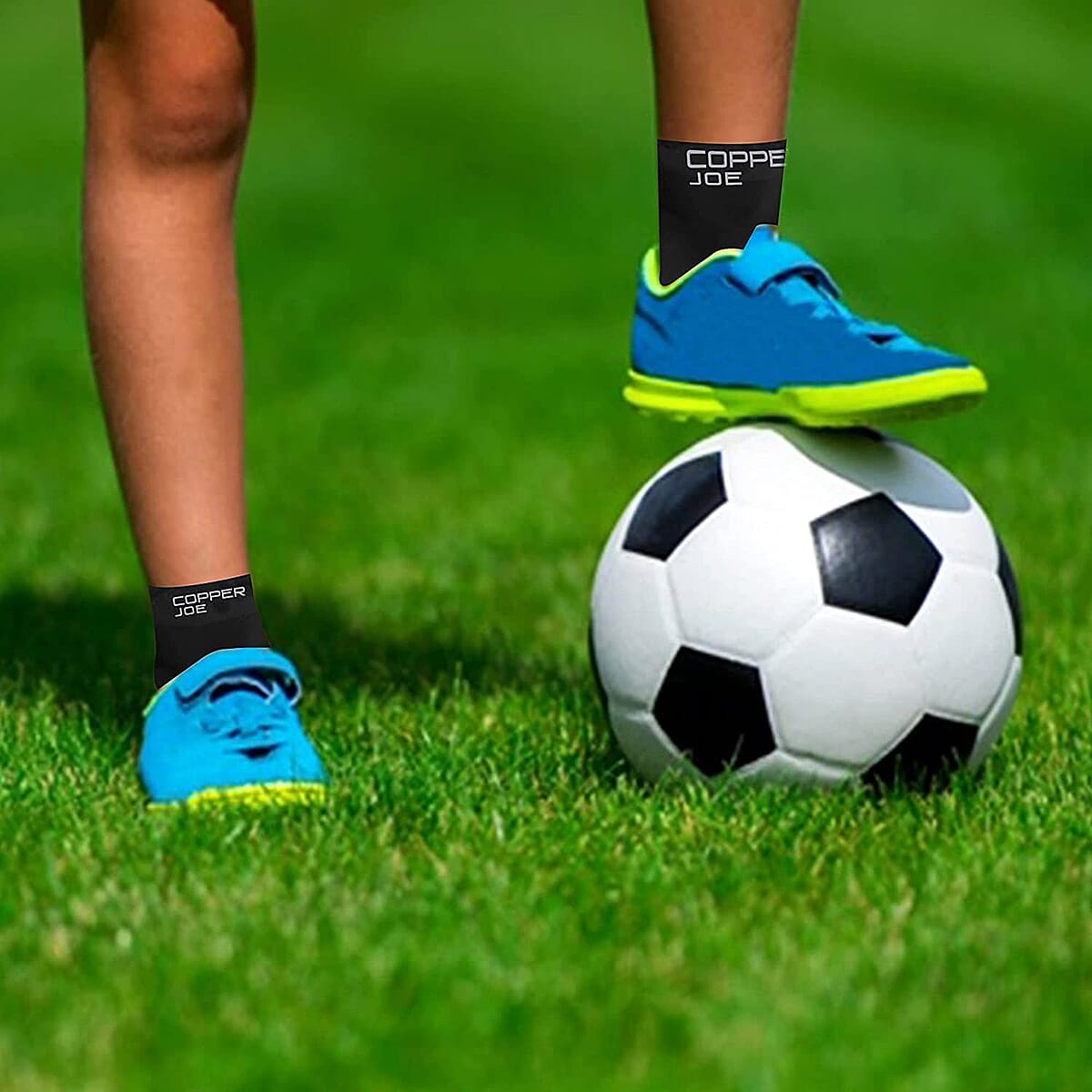 Copper Joe Compression Recovery Foot Sleeves/Support Socks 1 Pair - (XL) (Ships in 8-10 Business Days) , Leg Compression Sleeve , Ankle Compression Sleeve image number 5