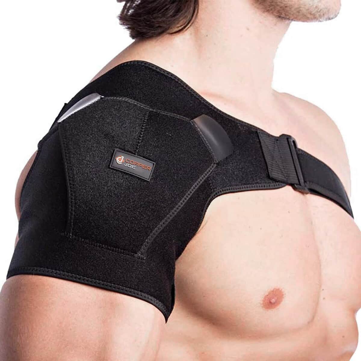 Copper Joe- Compression Recovery Shoulder Brace , Shoulder Support Compression Sleeve , Pain Relief Brace image number 0