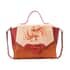 Bellorita-Koi Fish Small Orange Top Grain Leather Satchel , Leather Satchel Bag for Women , Leather Purse Handbag image number 0