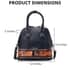 Bellorita-Cloud Blue Top Grain Leather Mini Satchel | Leather Satchel Bag for Women | Leather Purse Handbag image number 4