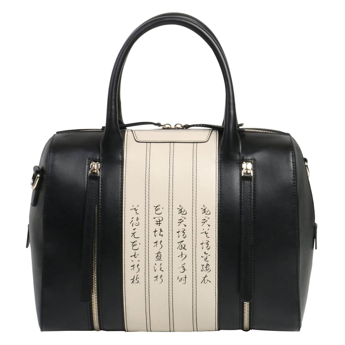 Bellorita-Calligraphy Black Top Grain Leather Satchel Bag | Women's Handbag | Designer Bags | Ladies Handbags | Leather Bags image number 0
