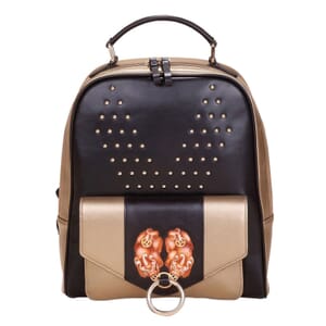Bellorita-PX (PiXiu) Green Top Grain Leather Backpack for Women | Designer Leather Backpack Bag | Leather Handbag