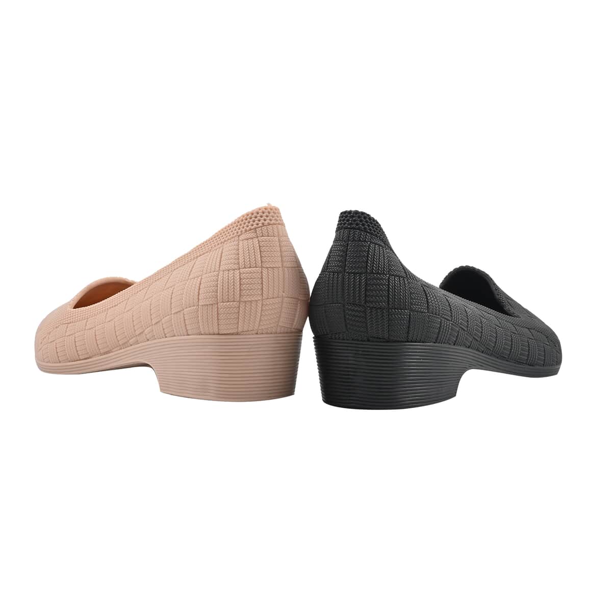 Passage Pack of 2 - Nude and Black Jelly Flats - Size 6 image number 2